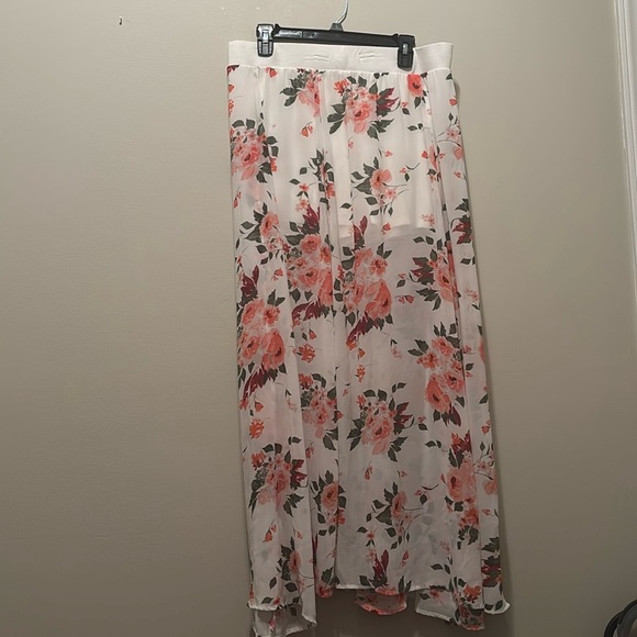 torrid Dresses & Skirts - Torrid sheer maxi skirt with shorts size 0